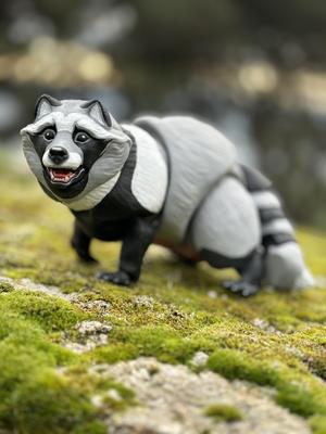 Tanuki, Japanese flexi raccoon