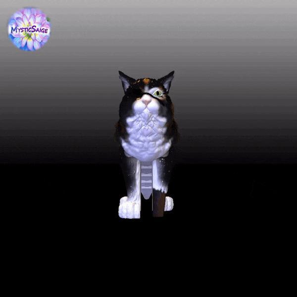 Flexy Pirate Cat - Articulated Flexi Cat