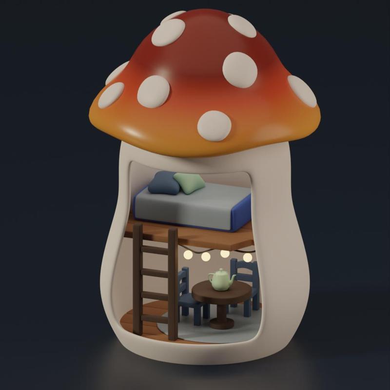 Mushroom house