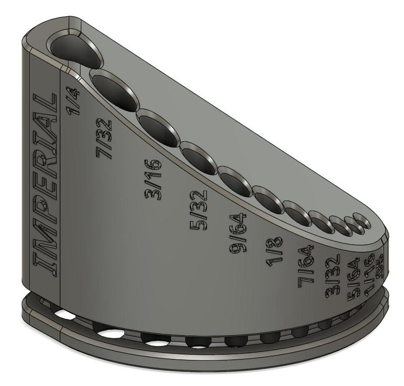 Improved Allen Wrench Holder - Flattened