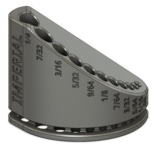 Improved Allen Wrench Holder - Flattened