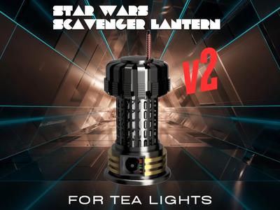 Star Wars Scavenger Tea Light Lantern v2