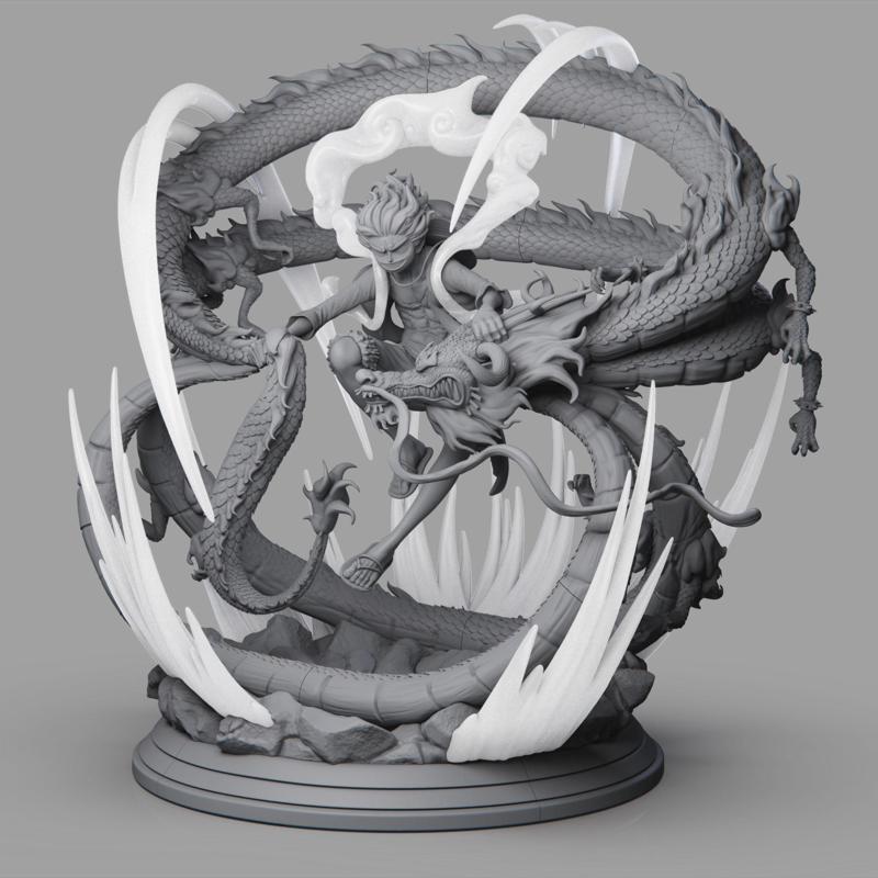 Gear 5 Luffy vs Kaido Jump rop