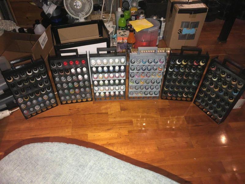 Portable Vallejo Paint Rack
