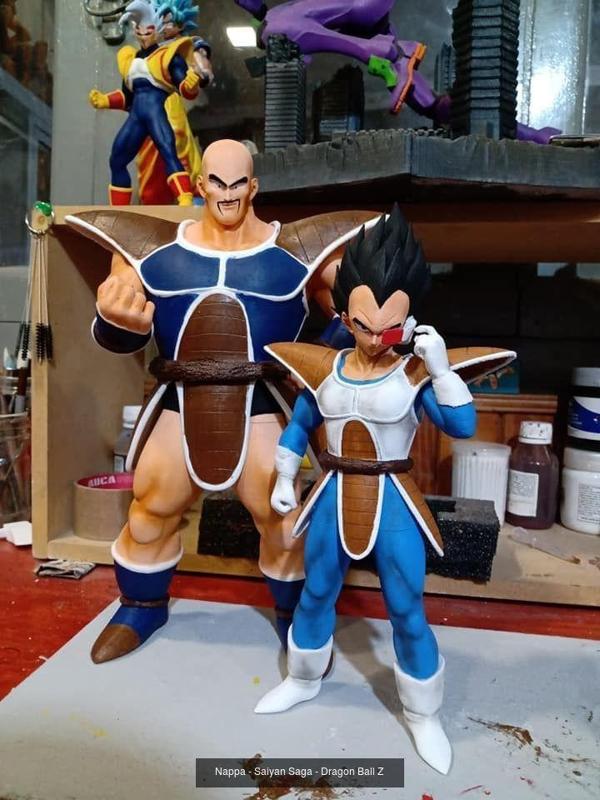 Vegeta and Nappa - Dragon Ball Z 3D Model Collection