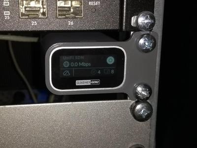 Ubiquiti Unifi CloudKey Gen2 19" Rack Bracket