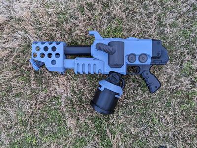 Flamer Prop weapon Darktide inspired
