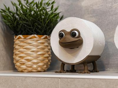 Froggy! - Toilet Paper Holder - FITS ALL!