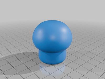 Fridge magnet mushroom