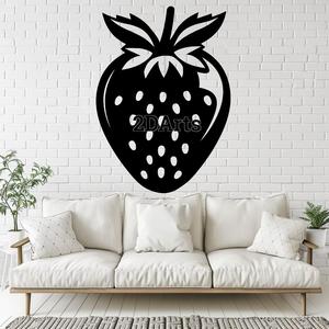 Strawberry 2D Wall Art/Window Art - Digital STL & SVG File