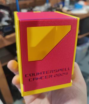 MTG Commander Box with finger notches