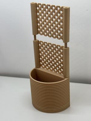 Modular Planter with Infinite Trellis – Stackable System with Water Reservoir & Assembly 