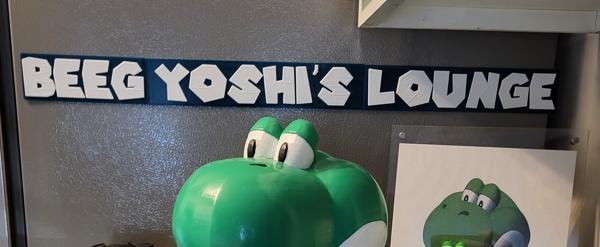 BEEG YOSHI'S LOUNGE text