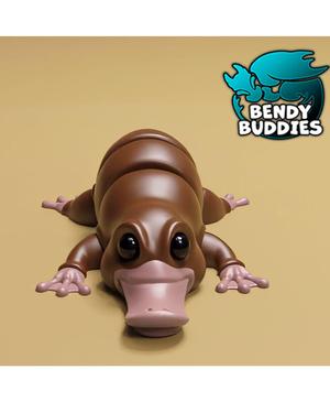 Scoot Playful Platypus / Articulated Watermole Creature / Print-in-Place Wild Animal / Cute Water