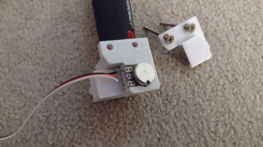 Shoulder potentiometer holder upgrade for InMoov robot 