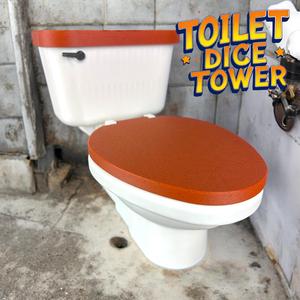 Toilet Dice Tower - For tabletop Gaming, D&D, Cards, Dice Tower, Dice Games