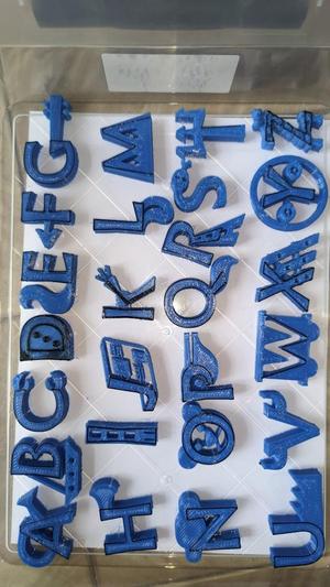 Alphabet d'apprentissage