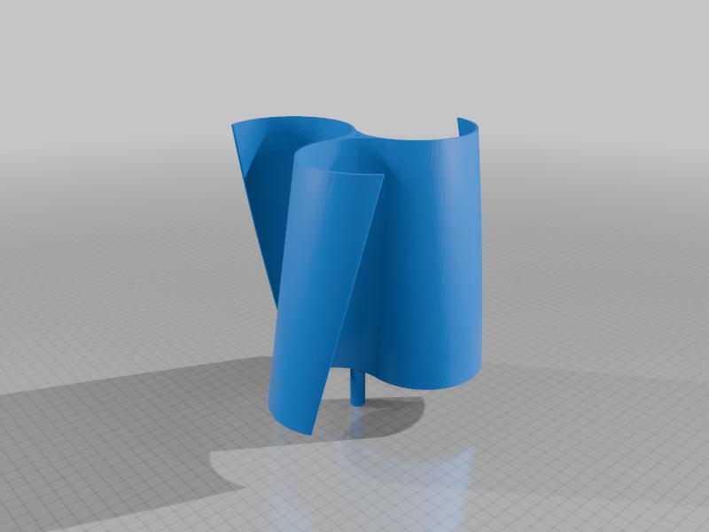 Vertical Wind Turbine 3mm hole for generator toy