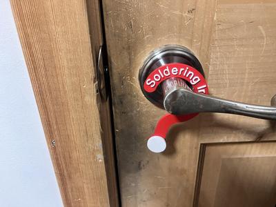 Soldering Iron Reminder