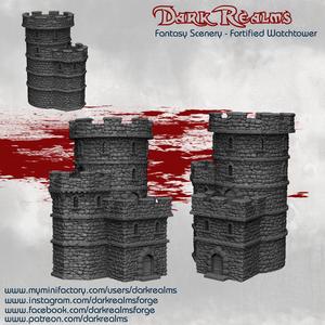 Dark Realms Fantasy Scenery - Fortified Watchtower