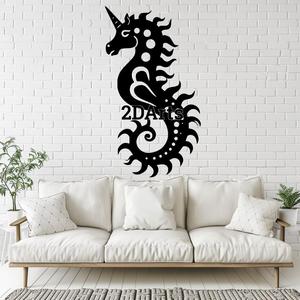 Seahorse 2D Wall Art/Window Art - Digital STL & SVG File