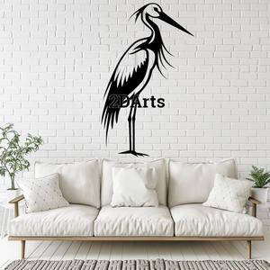 Stork 2D Wall Art/Window Art - Digital STL & SVG File