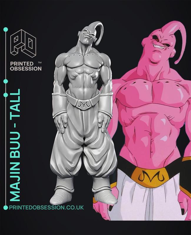 Majin Buu tall - Dragon Ball Z - Fan Art