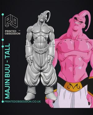 Majin Buu tall - Dragon Ball Z - Fan Art