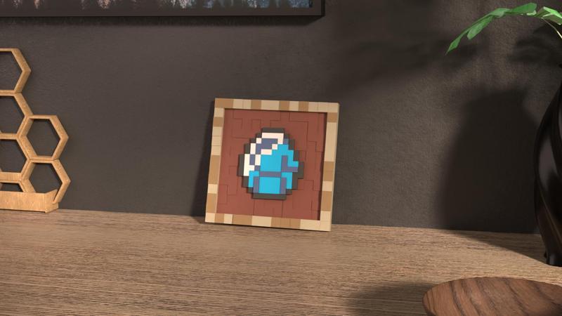 Minecraft Item Frame made for magnets