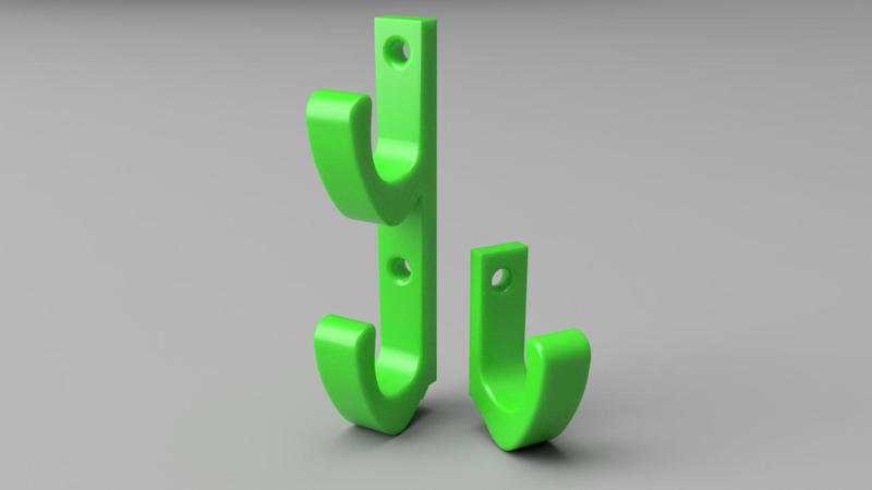 Simple / Double Strong Wall Hook