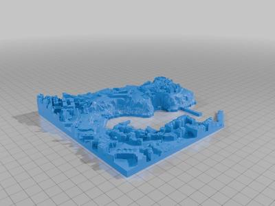 3D Model of Monaco (sample)