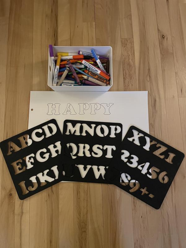 Letter Stencils (1/16" Thick)