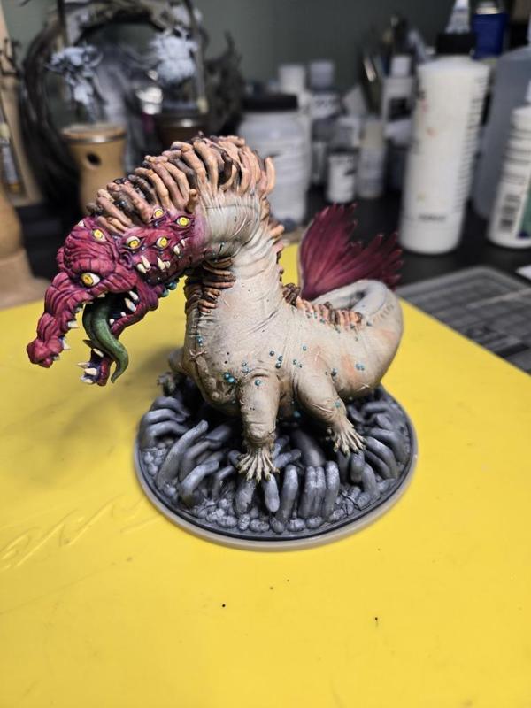 Kingdom Death Monster Crimson Crocodile Fingers Base