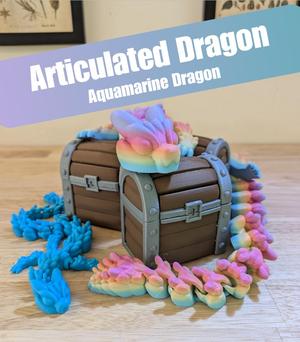 ArticulatedDragon - Aquamarine Dragon