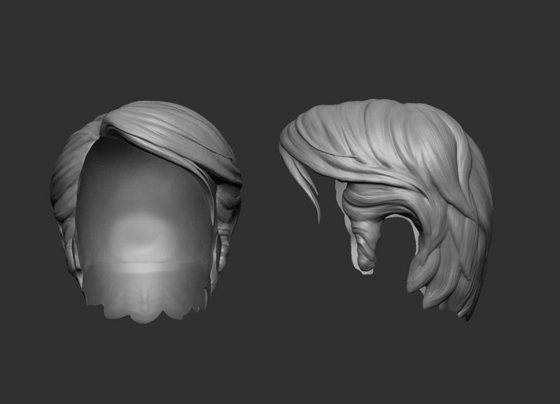 Short Hair stylized