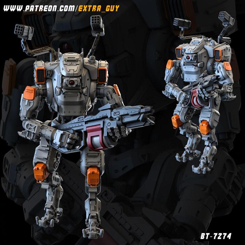 BT-7274 3D Printable 100mm