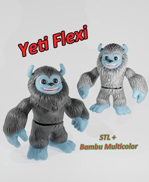 Flexi Yeti - Articulated Fidget Toy