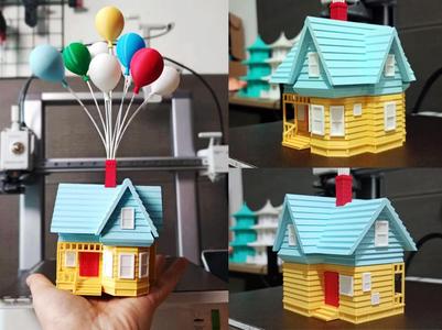 "Up" "Up" Miniature Model