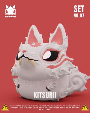 Grumpii 3D Printable Art Toy - Chubbii Series - Set 7