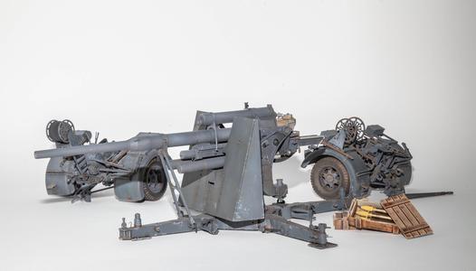 Flak 36 German anti-aircraft gun 3D print model  BASIC MODEL