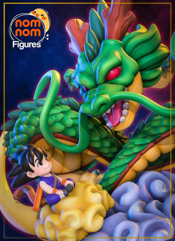 Chibi Shenron with Goku - DragonBall
