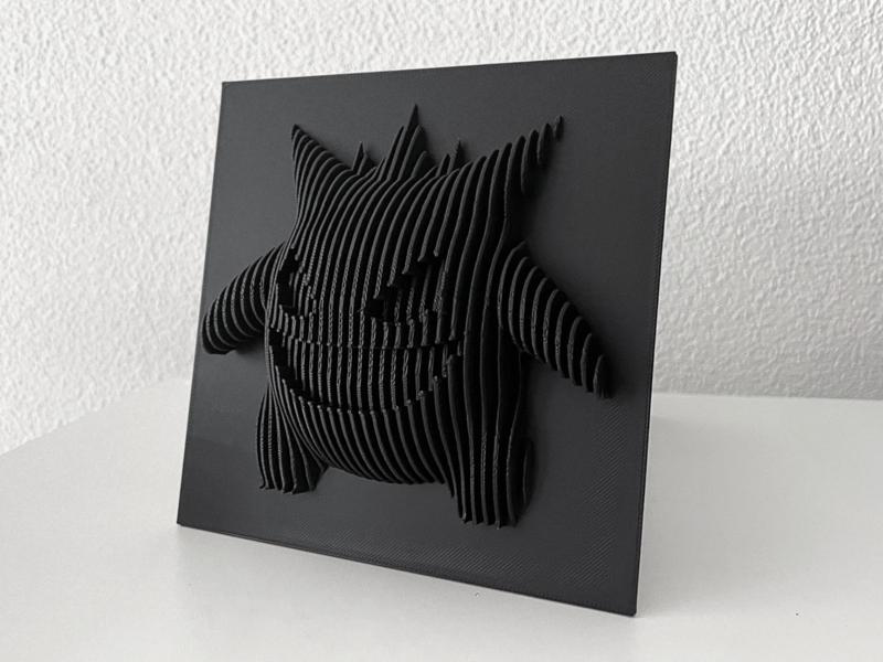 Gengar Layered Sculpture