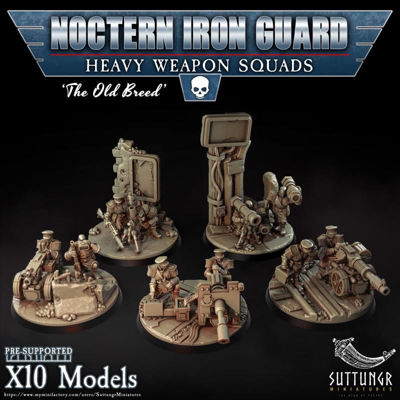 Noctern Iron Guard - Heavy Weapons Squad