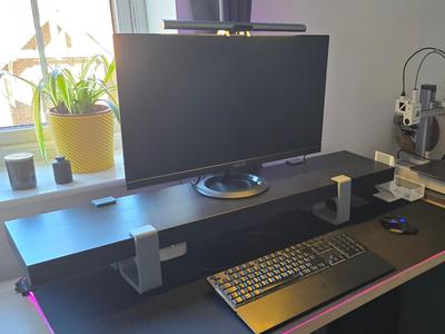 Ikea Lack Screen Riser (V2.0) - With cable tidy