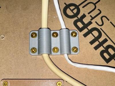 Power + Ethernet Cable Holder