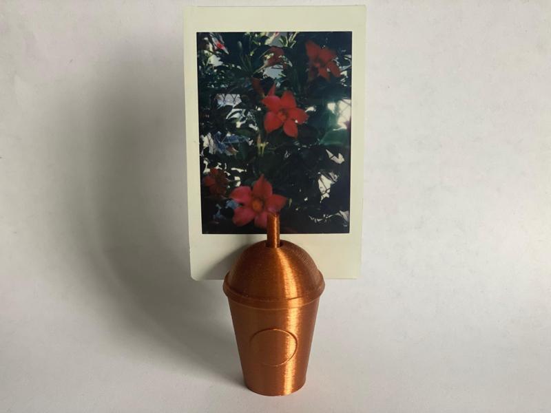 Photo Holder - Frappuccino Cup