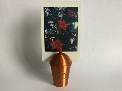 Photo Holder - Frappuccino Cup