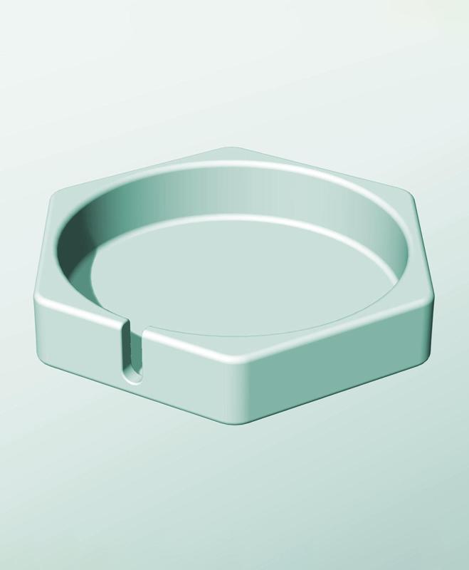 CH162-35-S Slotted container modular stackable module bin box