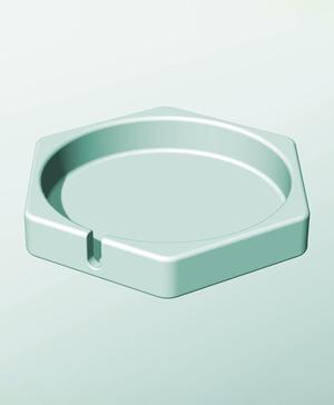 CH162-30-S Stackable slotted bin box module for creative decor