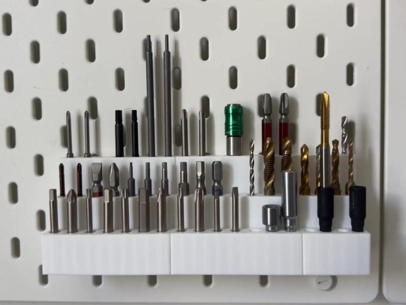 IKEA Pegboard Skaids Bit Holder Combination - 6.3mm Hex Socket